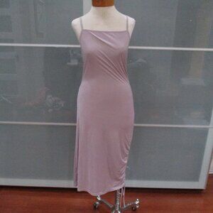 Intimately by Free People Ruched Side Spaghetti Strap Low Back Midi Dress